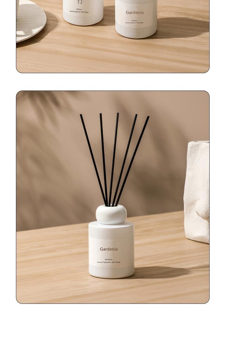 Tea Scented Incense Fire Free Rattan Essential Oil Tea Scented Indoor Perfume Home Bedroom Long Lasting Toilet Deodorization Incense