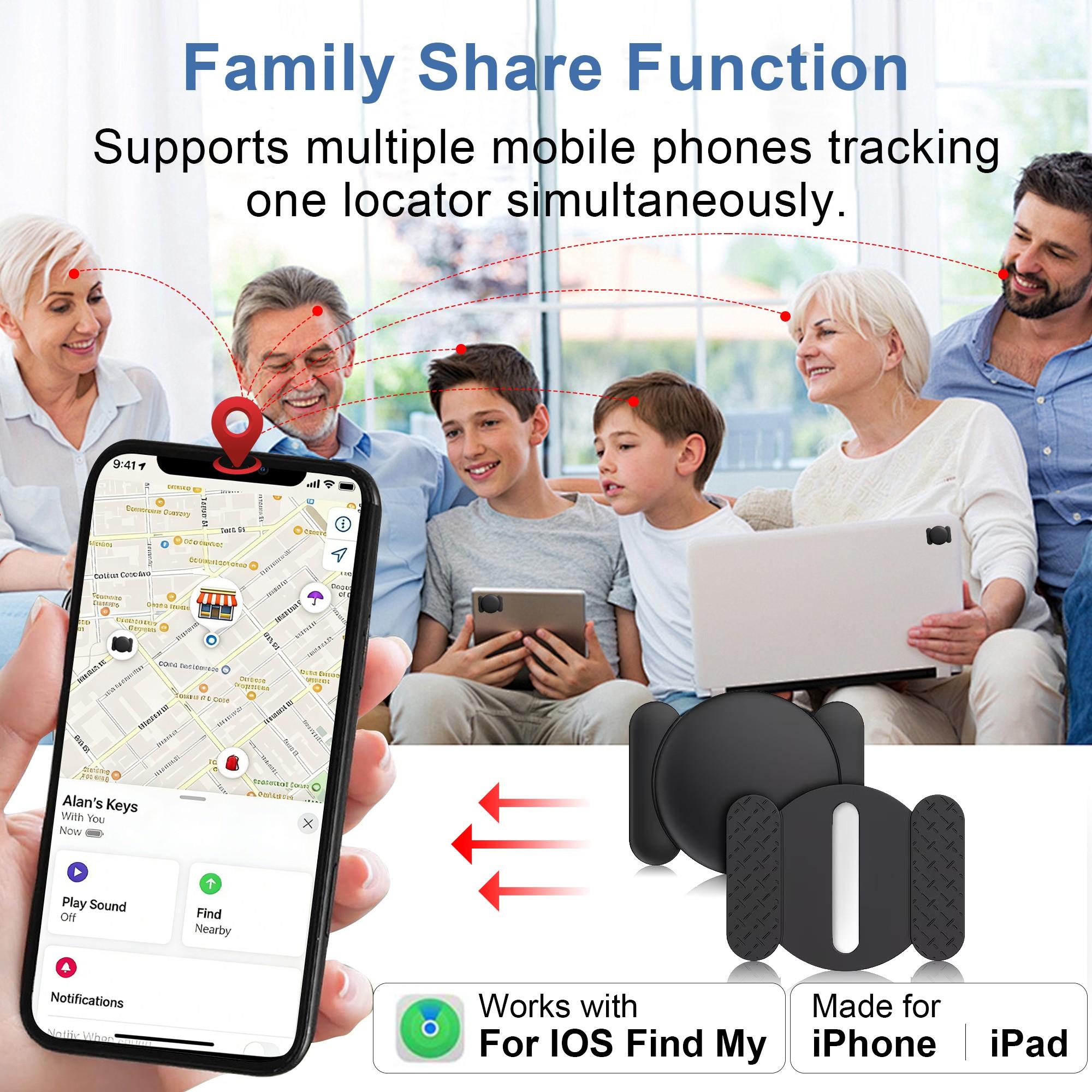 1pc Mini Lost Device with High-Quality Magnetic Case, Vehicle Locator, Item Tracker, Suitable for Cars, Bikes, Motorcycles, Pets, Luggage, iOS System Only