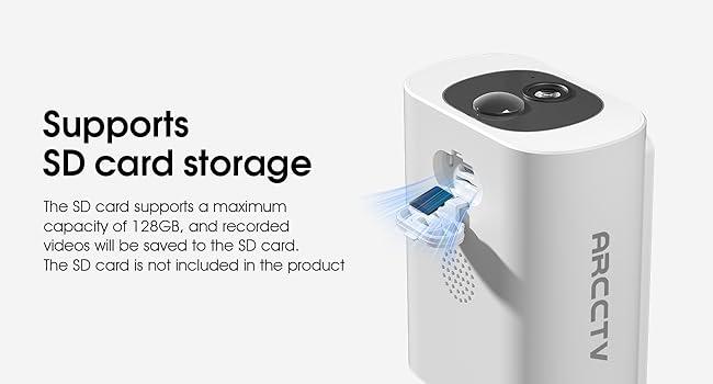 ARCCTV APP 4MP Wireless Solar Camera,2.4G&5G WiFi Security Camera,IP65 Waterproof,2 Way Talk,Smart Siren,Color Night Vision,Motion Detection,2 Pack