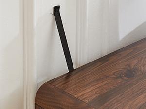 ONBRILL 31.5”/60“ Sideboard Buffet Cabinet with Storage, Farmhouse Curved Design Accent Cabinet with Doors & Adjustable Shelves, Modern Coffee Bar Credenza for Living Room, Kitchen, Hallway