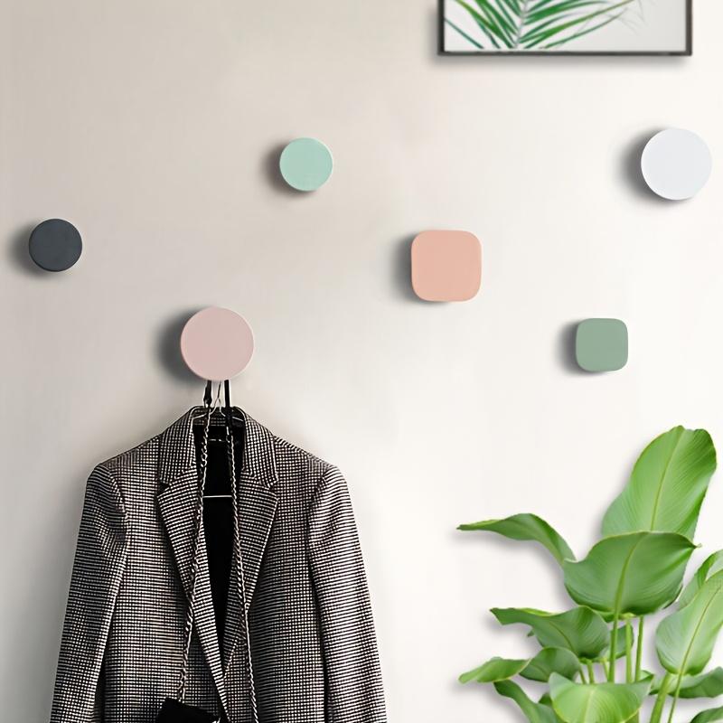 4 Nordic-Style Wall-Mounted Decorative Hooks for Cabinet Doors, Creative Coat Hooks