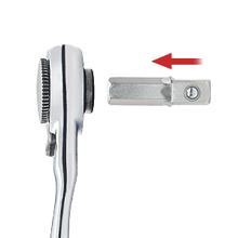 STREBITO Right Angle Screwdriver 32-Piece 1/4 Inch Mini Ratchet Set Low Profile Offset Bit Set with 72-Tooth Ratcheting Wrench Stubby Ratchet 90 Degree Screwdriver for Small Spaces