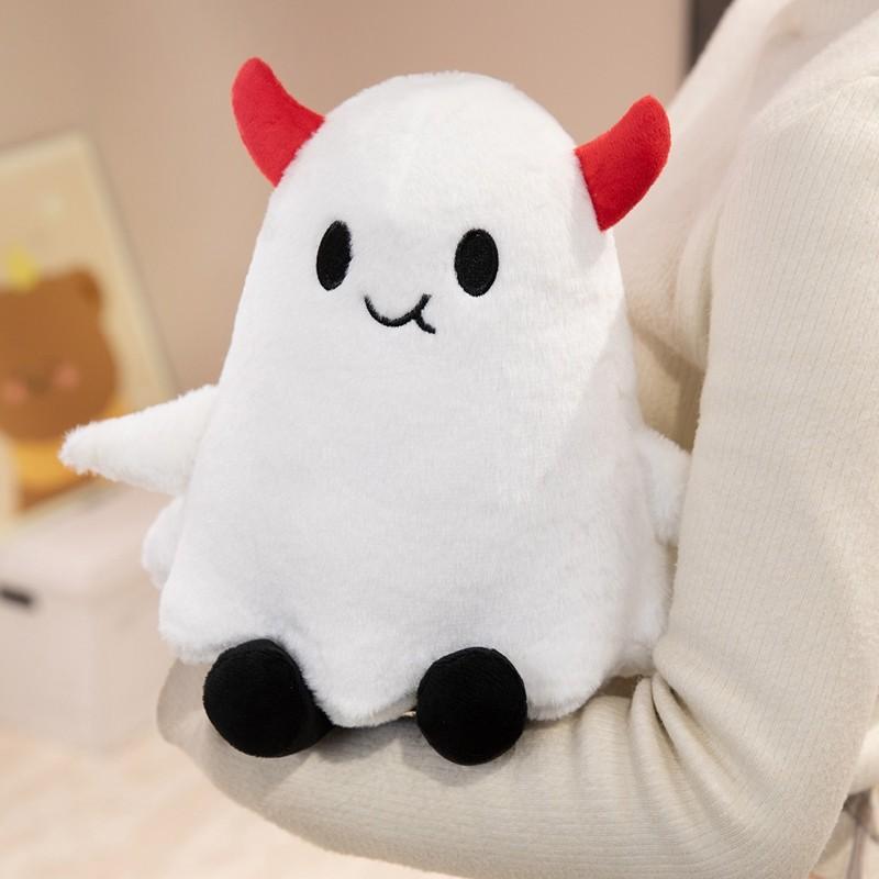 Avocado and Ghost Plush Toy, Perfect for Home Decor, Kids Birthday, Mother's Day, Halloween, Unisex Soft Stuffed Animal Gift