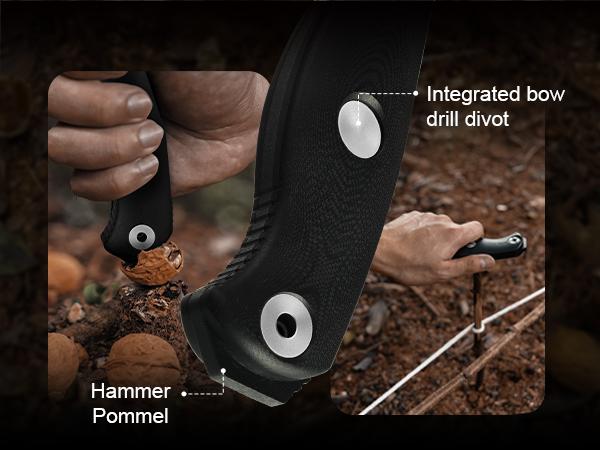 Kizer Drop Bear Fix 7 Big Size Outdoor Hiking Knife 1103A1 steak  knife dailycarry  tool