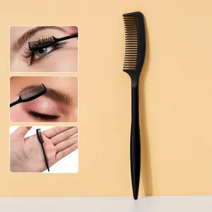 50 Pcs Disposable Eyebrow Lash Comb, Plastic Makeup Tool, Separate Eyelashes, Mascara Brush, Brow Grooming, High-Quality for Daily Use