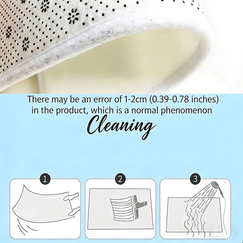 2/3pcs Flannel Kitchen Mat Set, Base Hand-Drawn Design, Non-Slip, Absorbent, Ideal for Bathroom, Laundry Room, Hallway