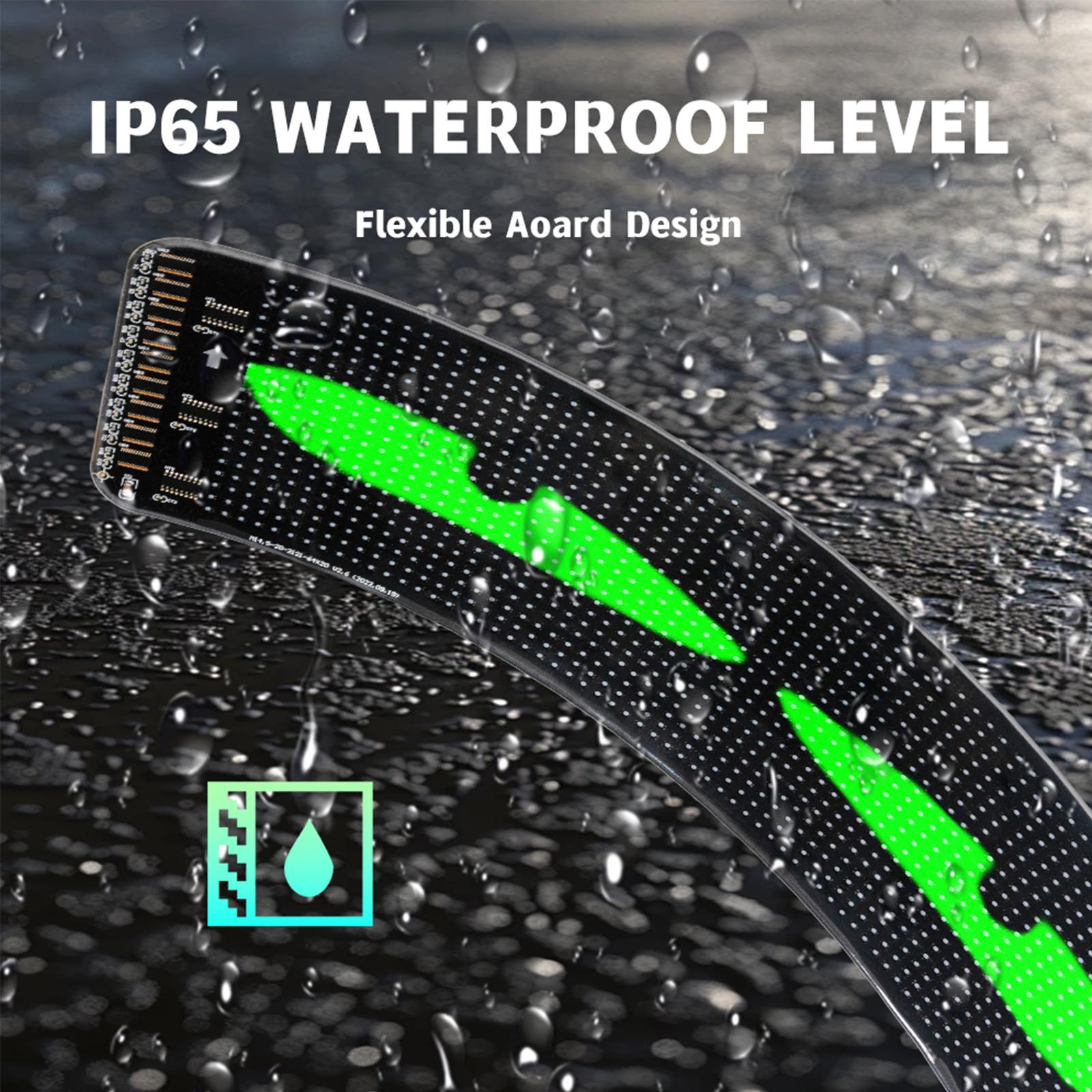 Programmable LED Car Windshield Display, APP & Voice Control, Customizable Devil Eye Animation Panel for Trucks, Cars & Vehicles, Car Ornament