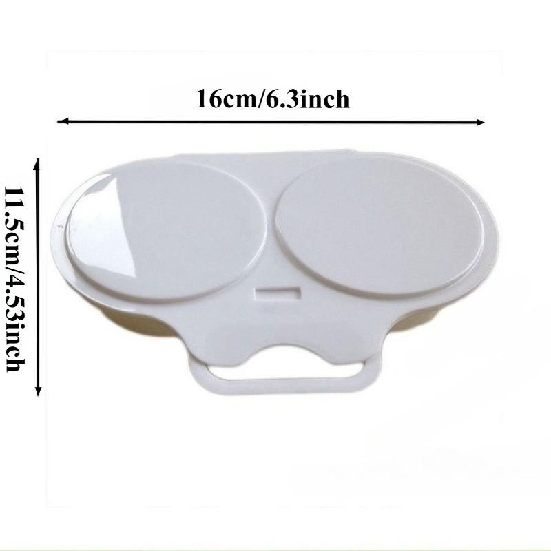 Microwave Fried Egg Maker Set, Egg Cooker, Non-Stick Material, Easy Clean, Perfect Shape, Quick Prep, Healthy Cooking Tool for Kitchen and Restaurant