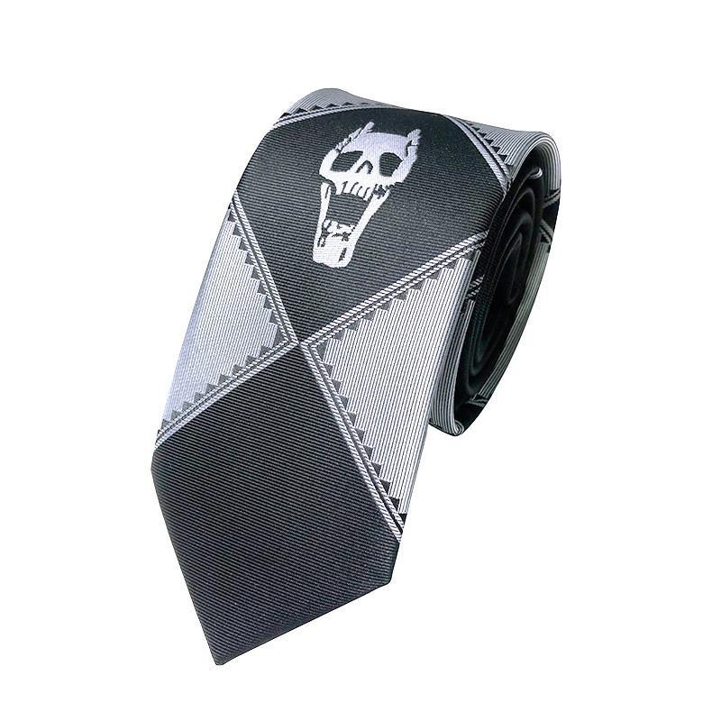Anime JoJo's Bizarre Adventure Tie Kira Yoshikage Halloween Cosplay Costume Accessories KILLER QUEEN Skull Heavens Door Necktie