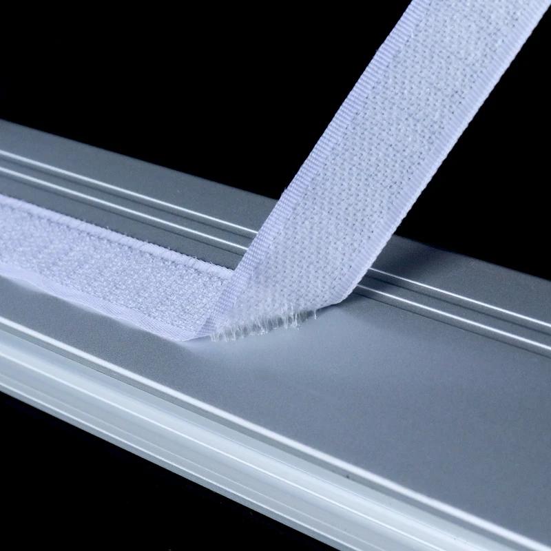 White Bordered Mesh Screen with Hook & Loop – Mosquito & Insect Protection, Breathable Multi-Purpose Decorative for Home Windows & Doors