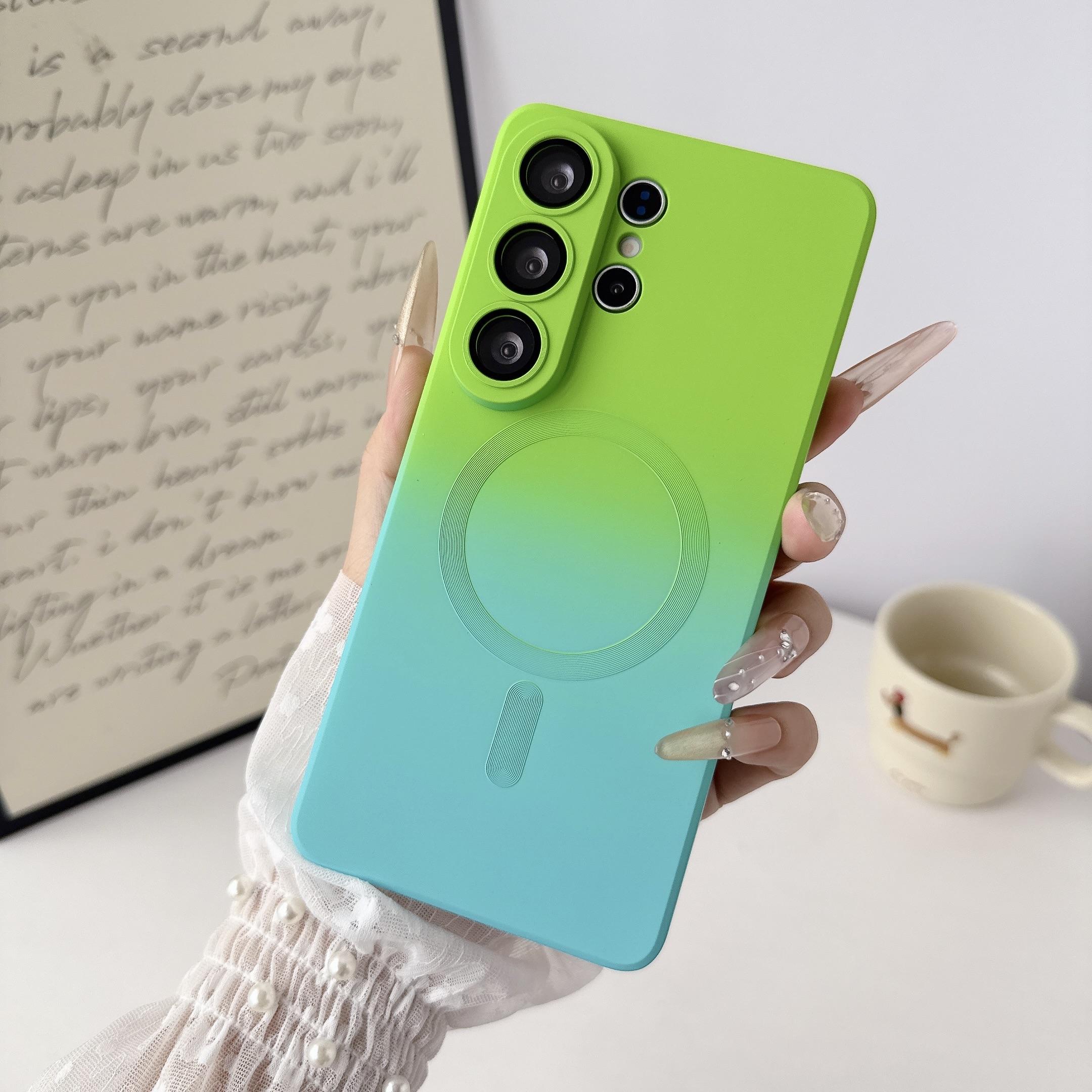 Gradient Liquid Phone Case for Samsung Galaxy S26/s25/s24, Shockproof Thin Protective Cover, Unisex Gift Idea