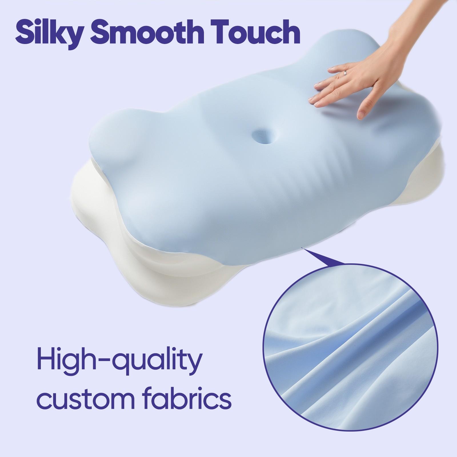 3D Cloud Pillow Memory Foam Pillow, a multi-functional bed pillow for relaxing the neck and shoulders, ideal for adult side sleepers, experience deep sleep with its enlarged surface that perfectly cradles the head. A perfect gift for family and friends.