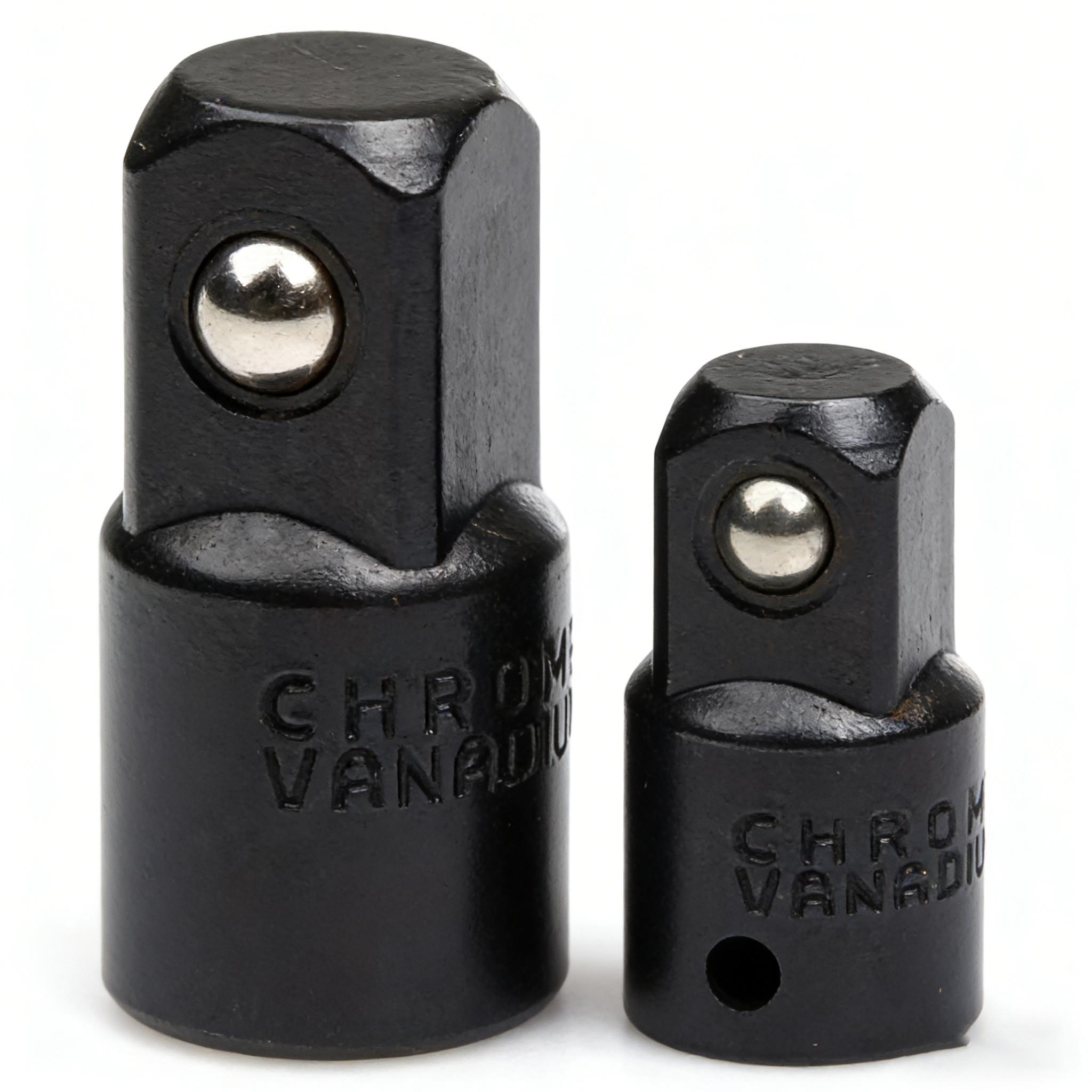 4pcs Ratchet Wrench Set with Socket Adapter, 1/4", 3/8", 1/2" Drive Converter, Air Impact & Craftsman Tools, Spanner Keys, Reducer