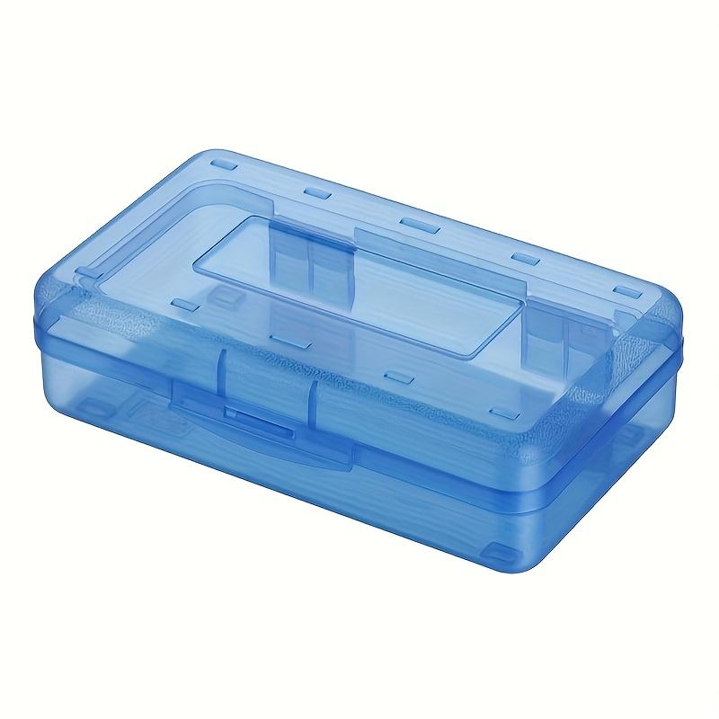 Large Capacity Multi-Functional Plastic Storage Box, Transparent Pencil Case, Simple Stationery Box for Students, Art Sketching Supplies Organizer