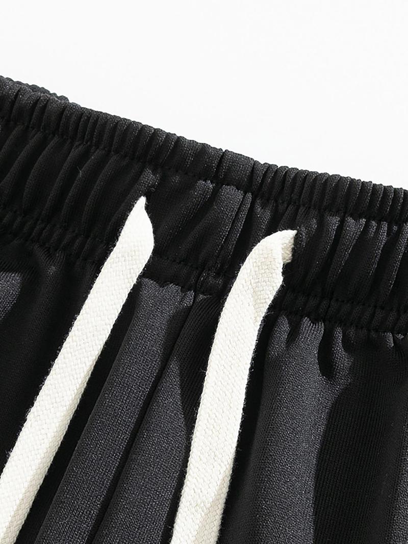 Men's Solid Color Drawstring Waist Shorts, Regular Fit Casual Comfy Breathable Shorts for Summer, Men's Bottoms for Daily Wear, Loungewear