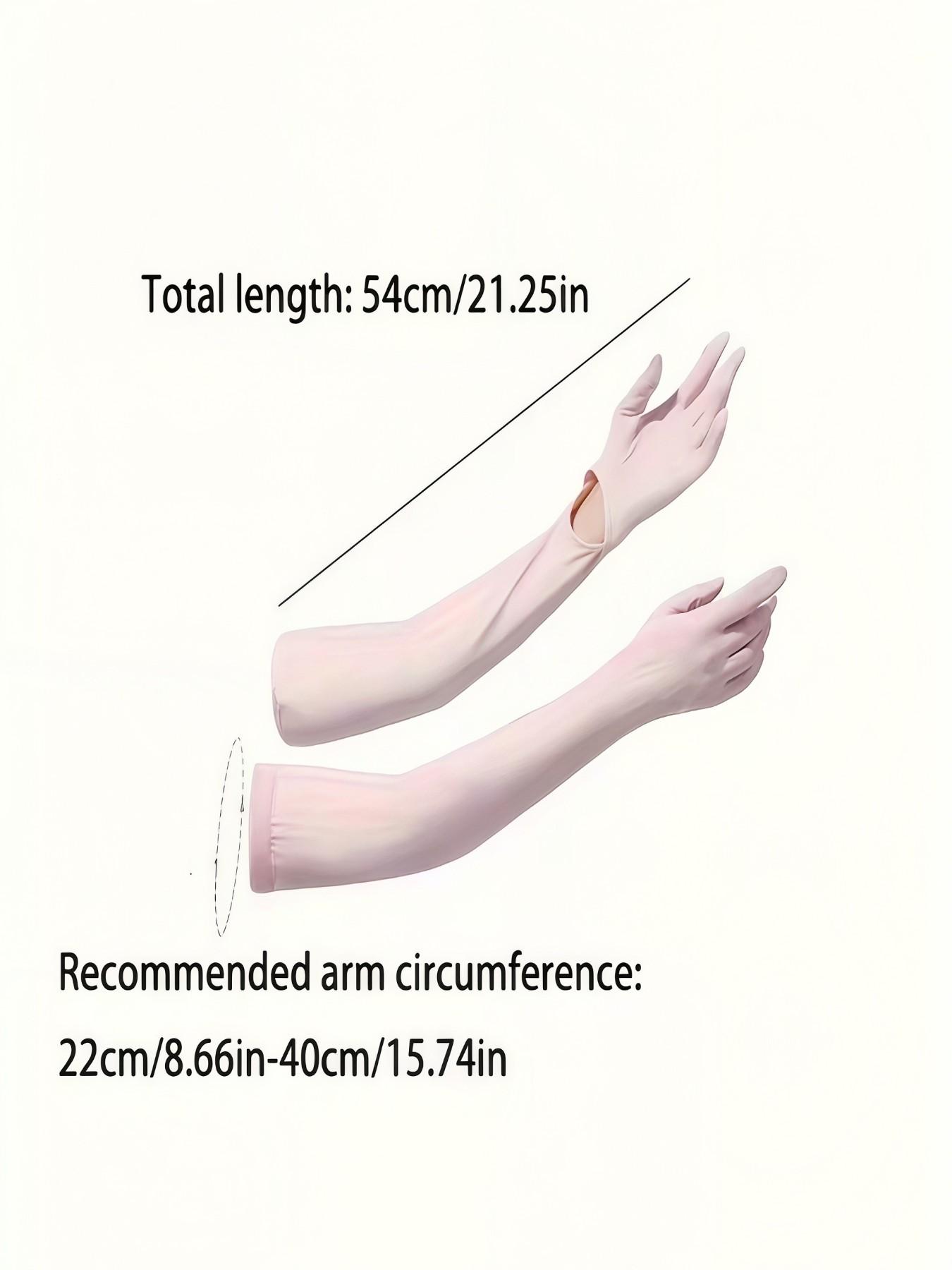 3 Pairs Women's Long UV Protection Gloves, Touchscreen Arm Sunblock Driving Gloves, Upf 50+, Ideal for Outdoor Sports and Cycling