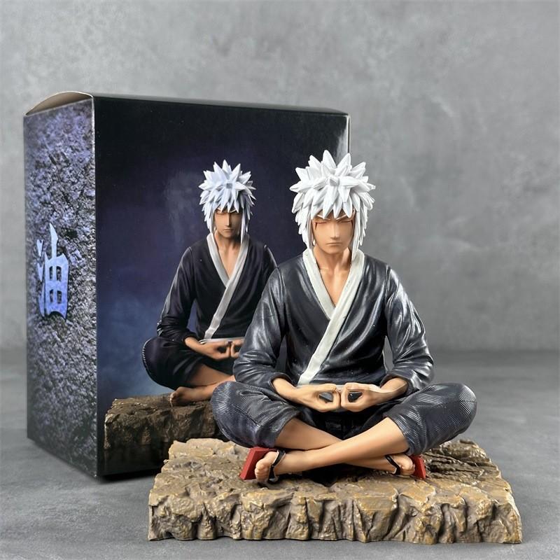 Naruto Gk Jiraiya Seated Handmade Model Boxed Display Figure, Anime Collectible Statue, Naruto Series Merchandise
