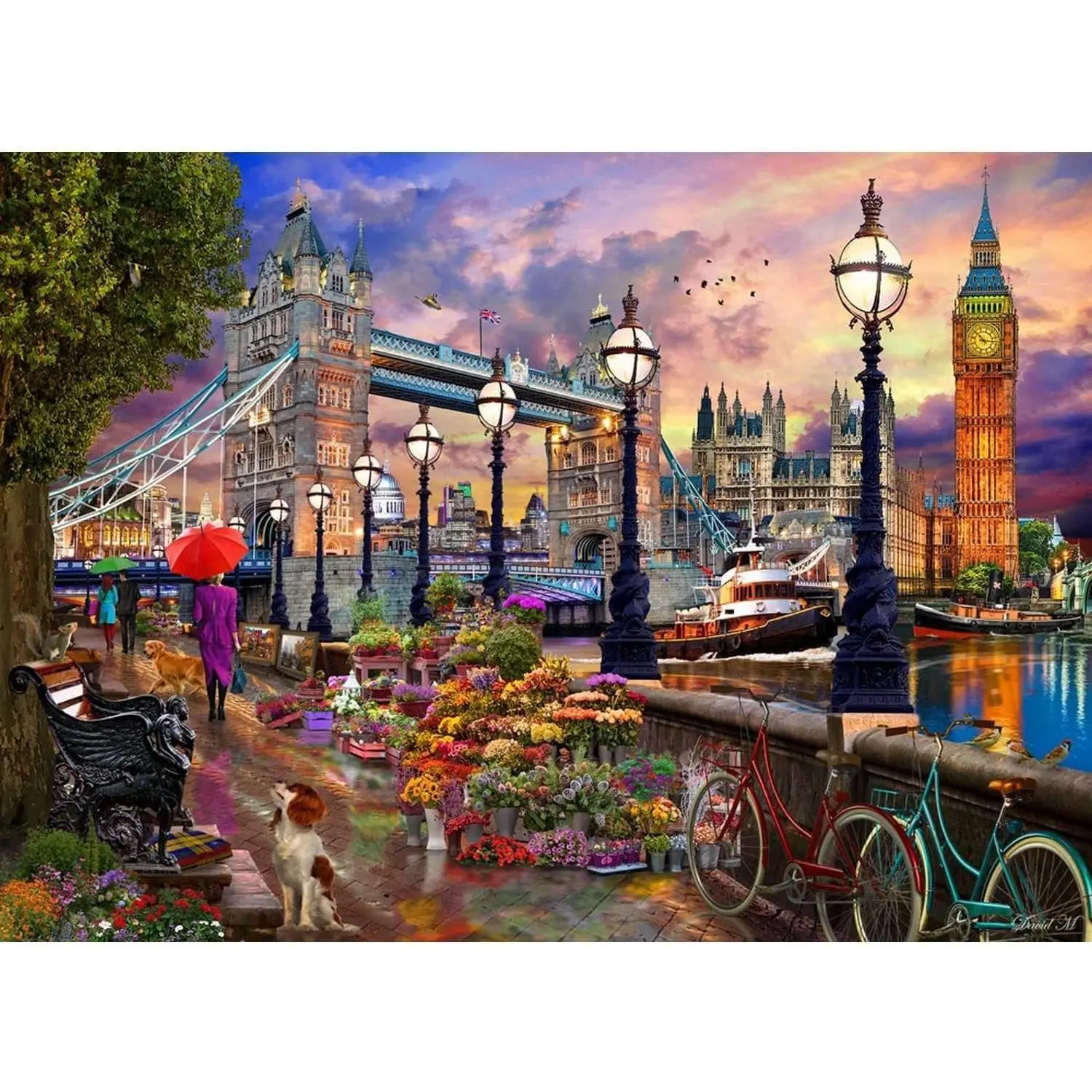 London Promenade Jigsaw Puzzle 1000 Piece