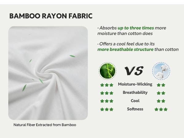 DAVID ARCHY Men's Undershirt Bamboo Rayon Moisture-Wicking T-Shirts Stretch Crewneck Tees for Men, 3 Pack , Gift Sets for Boyfriend