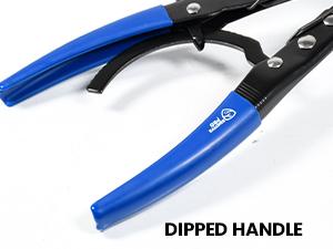 SMOTIVE PRO 3-Piece Ratcheting Hose Clamp Pliers Set, 8/10/12 Inch Locking Pinch Off Tools for Fuel, Coolant, Radiator and Heater Lines No Leak Automotive Repair