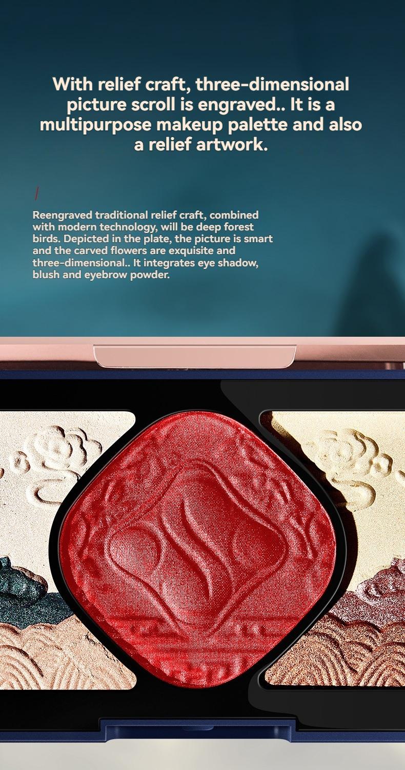 12-piece love cast rhyme beauty set, including air cushion BB cream, makeup powder, lipstick, concealer, eye shadow, mascara, eyeliner pen, eyebrow pencil, makeup brush and a series of makeup sets, high-end gift boxes, gifts for people, holiday gifts