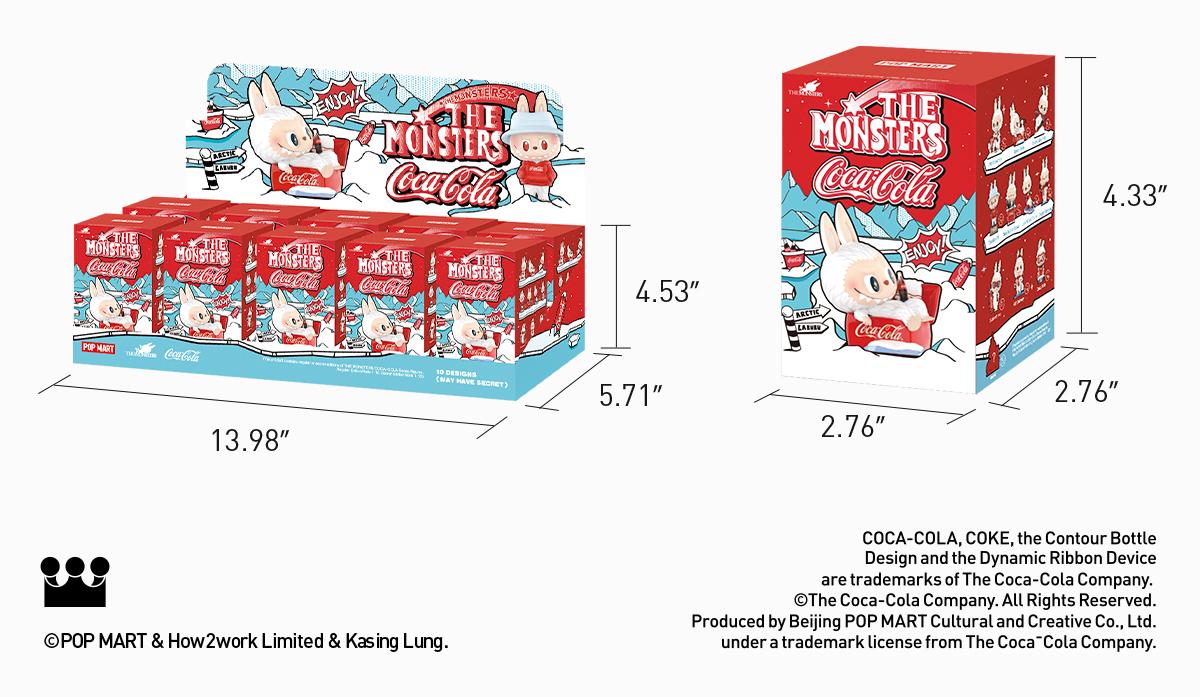 POP MART THE MONSTERS COCA-COLA Series Figures, Blind Box, Mystery Box