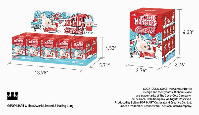 POP MART THE MONSTERS COCA-COLA Series Figures, Blind Box, Mystery Box