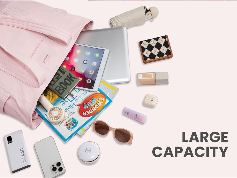 LOVEVOOK TikTokShopBacktoSchool 15.6& 17.3 Inch Laptop Tote Bag for Women, Waterproof Gym Tote Bag for Women with Yoga Mat Strap,Travel Tote Bags for Women,Suitable for Work, School, Travel, Fitness, and Daily Life