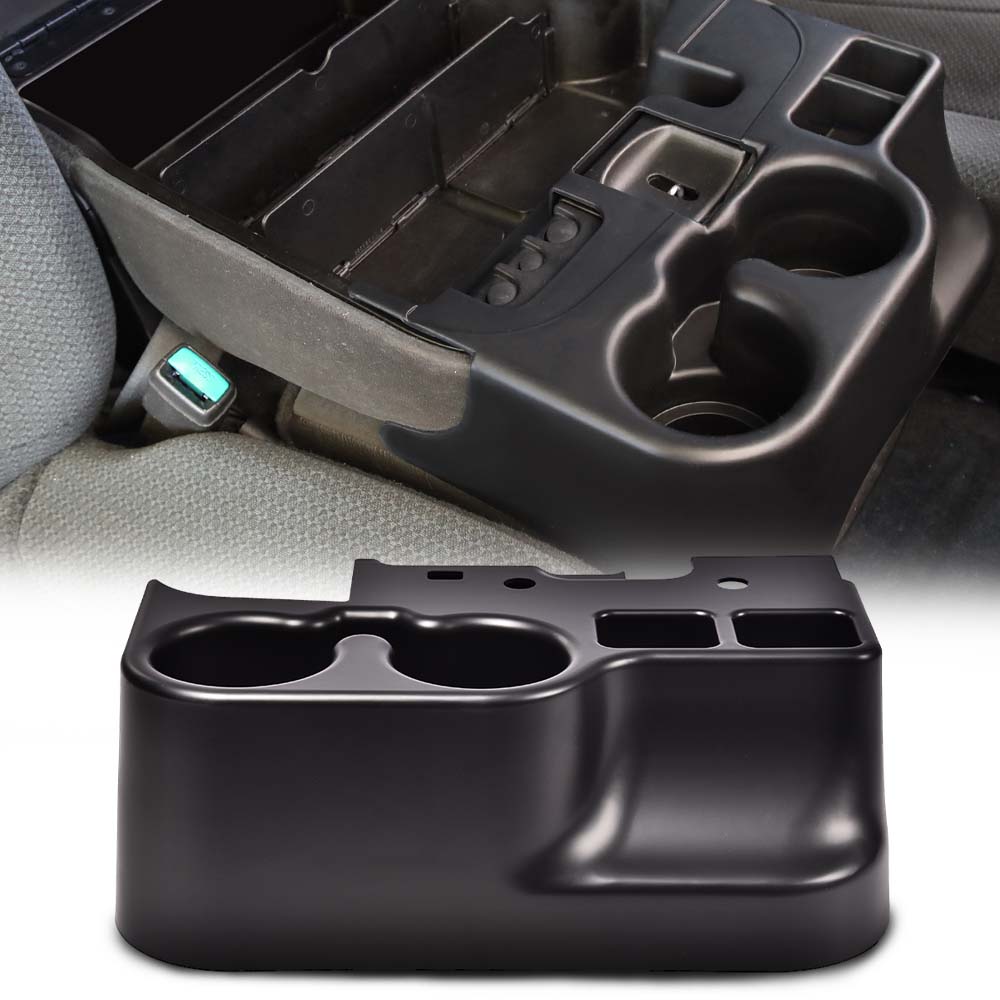 CROSSDESIGN Fit For 1999-2001 Ford F-250 F-350 F-450 Super Duty Center Console Cup Holder