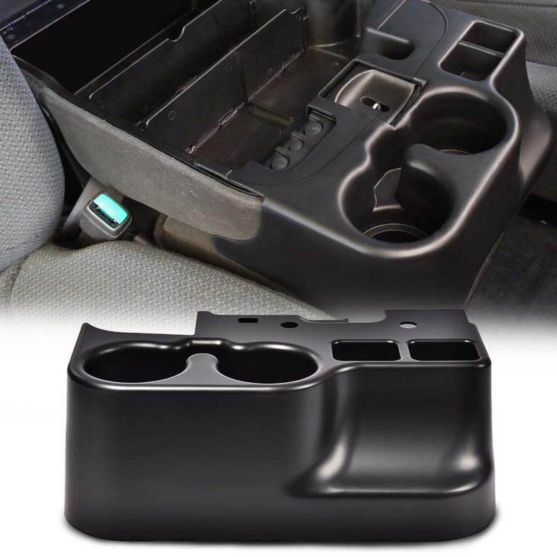 CROSSDESIGN Fit For 1999-2001 Ford F-250 F-350 F-450 Super Duty Center Console Cup Holder