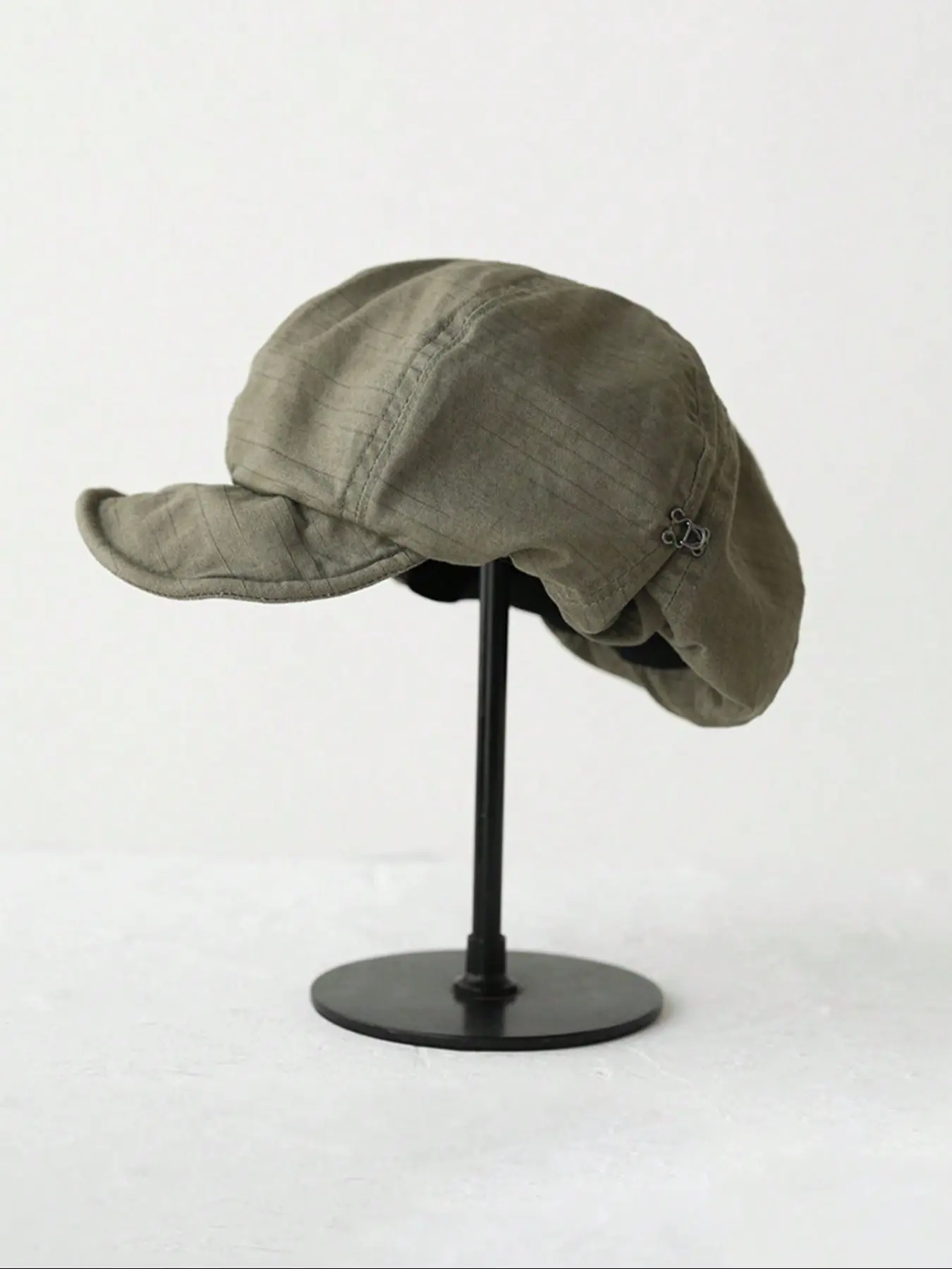 Retro Artistic Style Newsboy Cap, Large Size Slouchy Style Versatile Breathable Hat, Perfect for Spring, Adjustable Stylish Hat