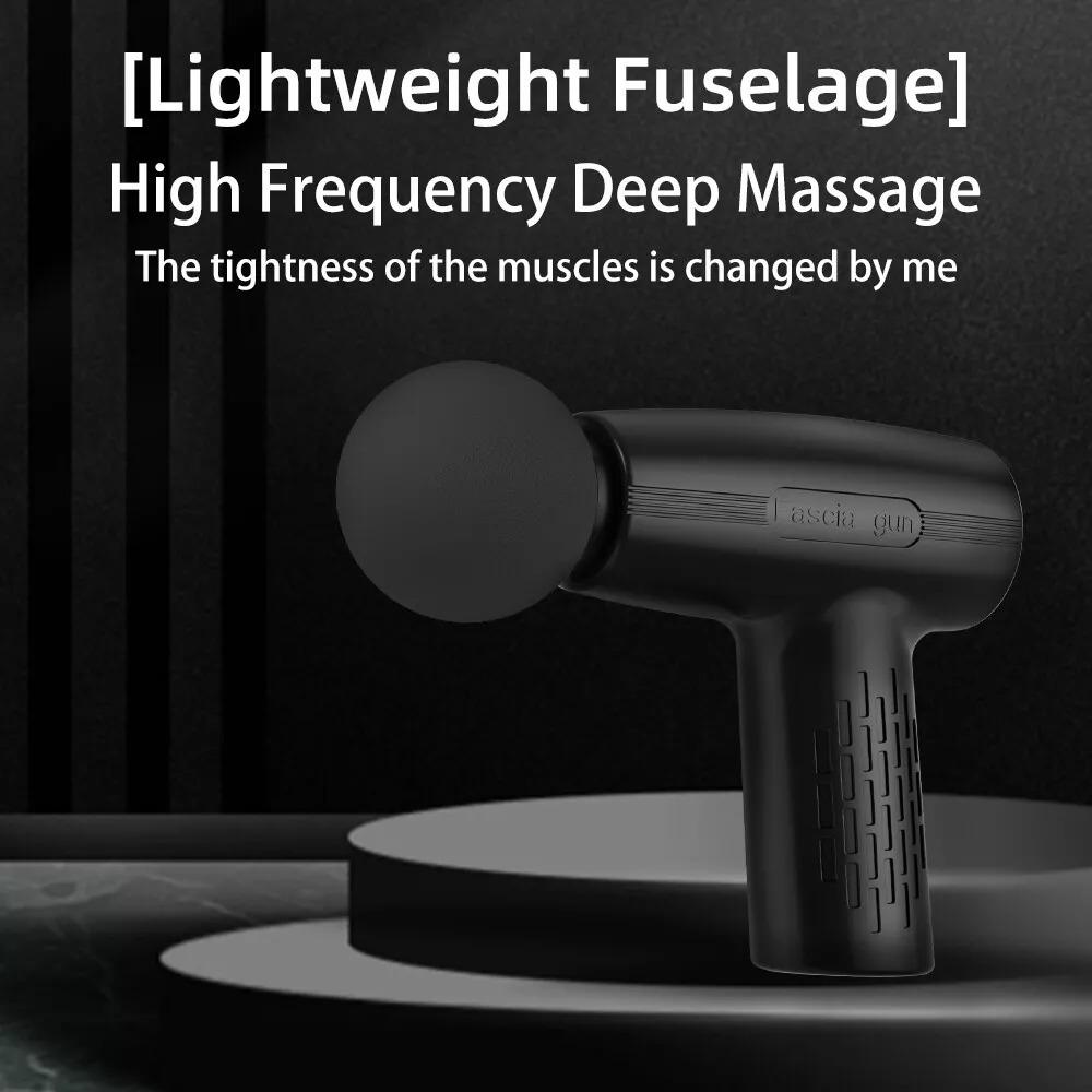 3 Speeds Massage Gun Deep Tissue Percussion Massager for Muscle Pain Relief, Portable Handheld Electric Vibrating Massager for Athletes Relaxation, Full Body Deep Muscle Massage Gun for Neck Back Shoulder Leg