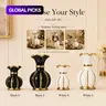 Nordic Modern Creative Ceramic Flower Vase, Ceramic Bouquet Vase, Home Living Room Dining Table Desktop Decoration, Christmas Festival Decorative Pot, Decorative Vases For Home Decor #GLOBAL PICKS