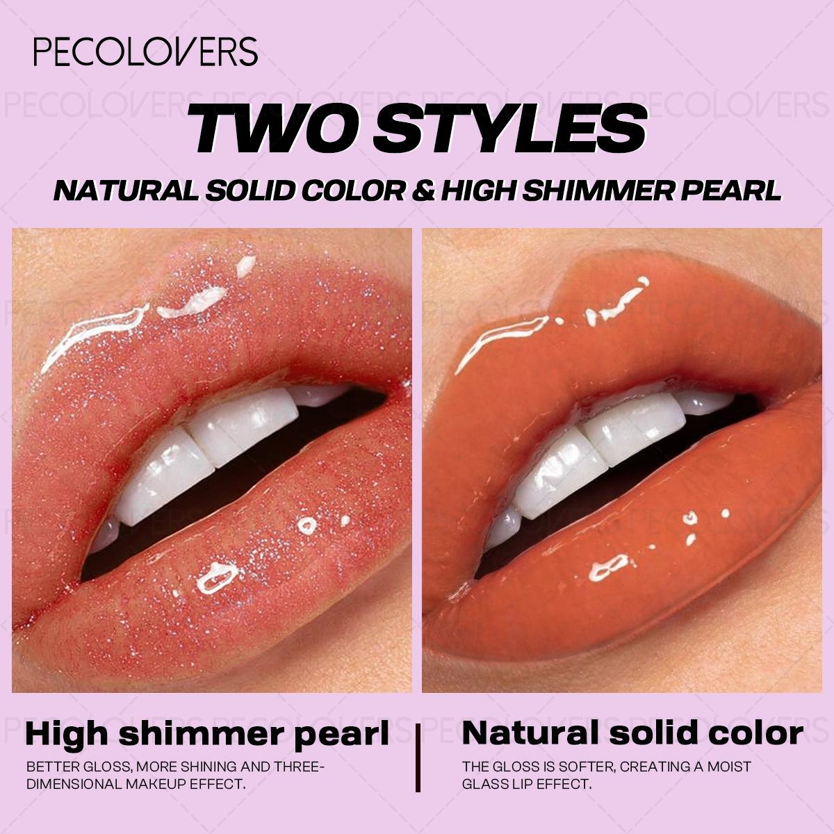 2pcs/Set Lip Gloss + Lip Liner - Matte Lip Liner Pencil, Lip Kit - Shape Your Lips with 3D Accuracy, Long-Lasting Non-Tacky Water Gloss End, Ideal for Any Makeup Look, Great for Valentine'S Day Presents