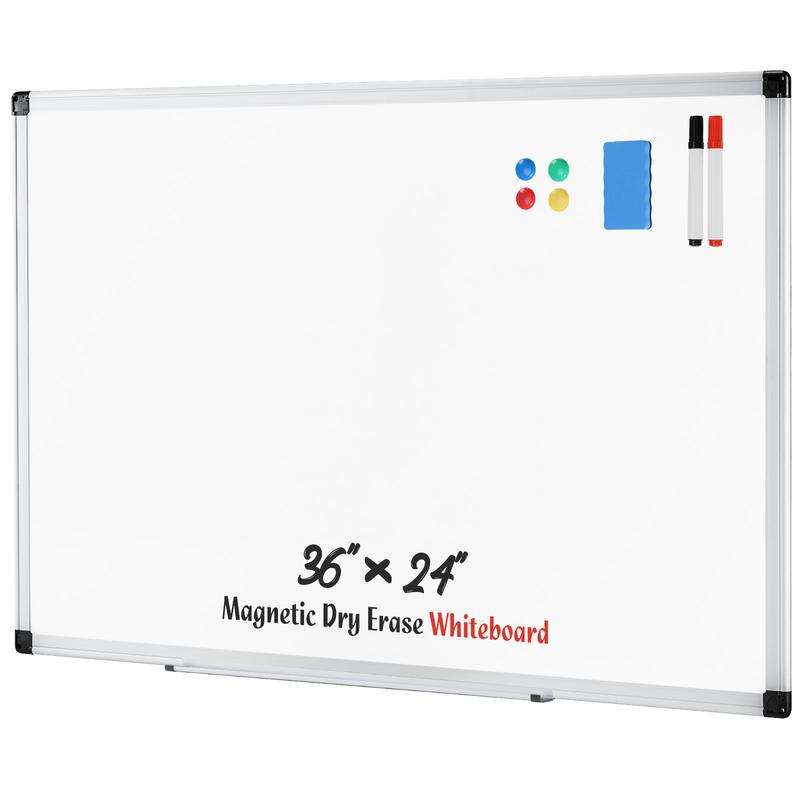 【Deal】Magnetic Dry Erase Board, 36 X 24 Inches White Board for Home Office School,Sliver Reinforced Aluminum Frame