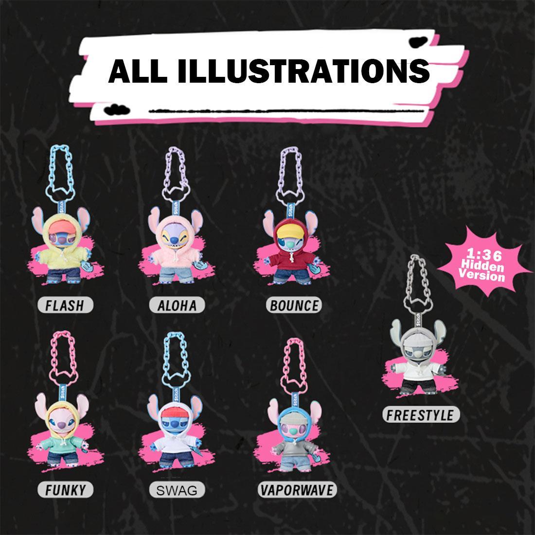 Disney Stitch GenZ Street Series Vinyl Plush Blind Box - Fashion Pendants, Bag Charms for Shopping and Party, Hiphop Style Keychains, Suitable as Gifts for Youth, Christmas Gifts Disney Stitch GenZ Street Series Vinyl Plush Blind Box - Fashion Pendants, Bag Charms for Shopping and Party, Hiphop Style Keychains, Suitable as Gifts for Youth, Christmas Gifts