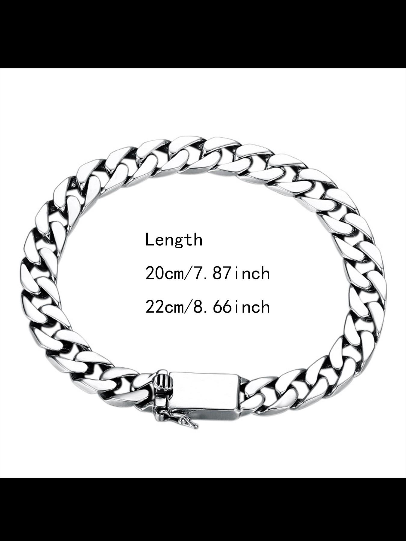 New High-End Handcrafted Unisex Tank Bracelet, Smooth Surface, Trendy Minimalist Clasp, Fashionable Accessory for Men and Women