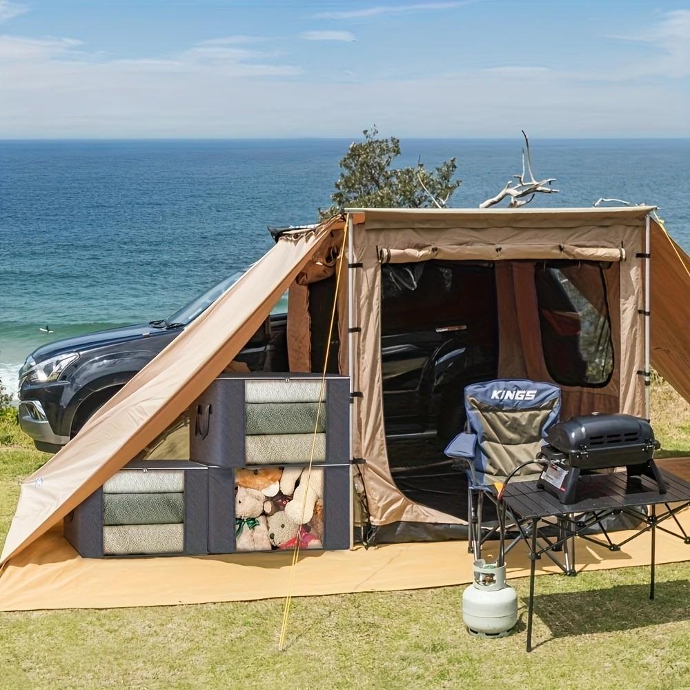 Foldable Drawer Storage Box with Rose Gold Handle, Stackable Fabric Organizer for Socks Lingerie Bras Tie Accessories, Clothes Storage, Home Organization Solutions