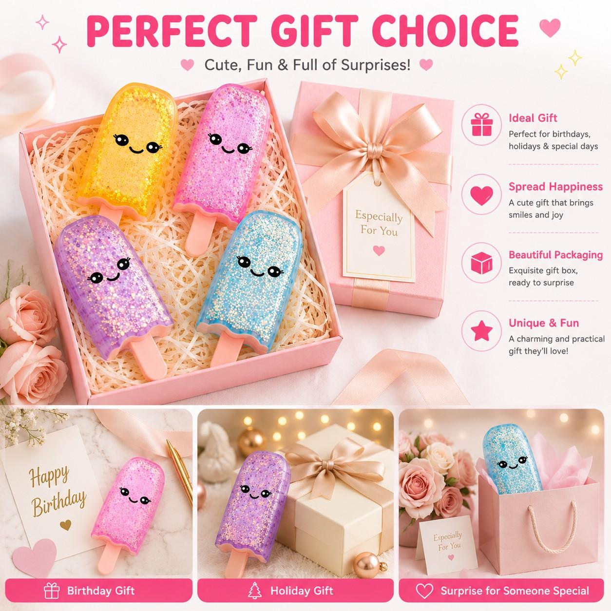 1 pc Random Generic Popsicle Squishy, Kawaii Squishy, Popsicle Stress Balls, Ergonomic Grip Ice Cream Squeeze Squishy, Slow Rising Gel Sugar Squishies Soft Sensory Fidget Toy for Party Favor Office School, Squishy Fidgets, Slow Rise Squishy 1 pc Random Generic Popsicle Squishy, Kawaii Squishy, Popsicle Stress Balls, Ergonomic Grip Ice Cream Squeeze Squishy, Slow Rising Gel Sugar Squishies Soft Sensory Fidget Toy for Party Favor Office School, Squishy Fidgets, Slow Rise Squishy