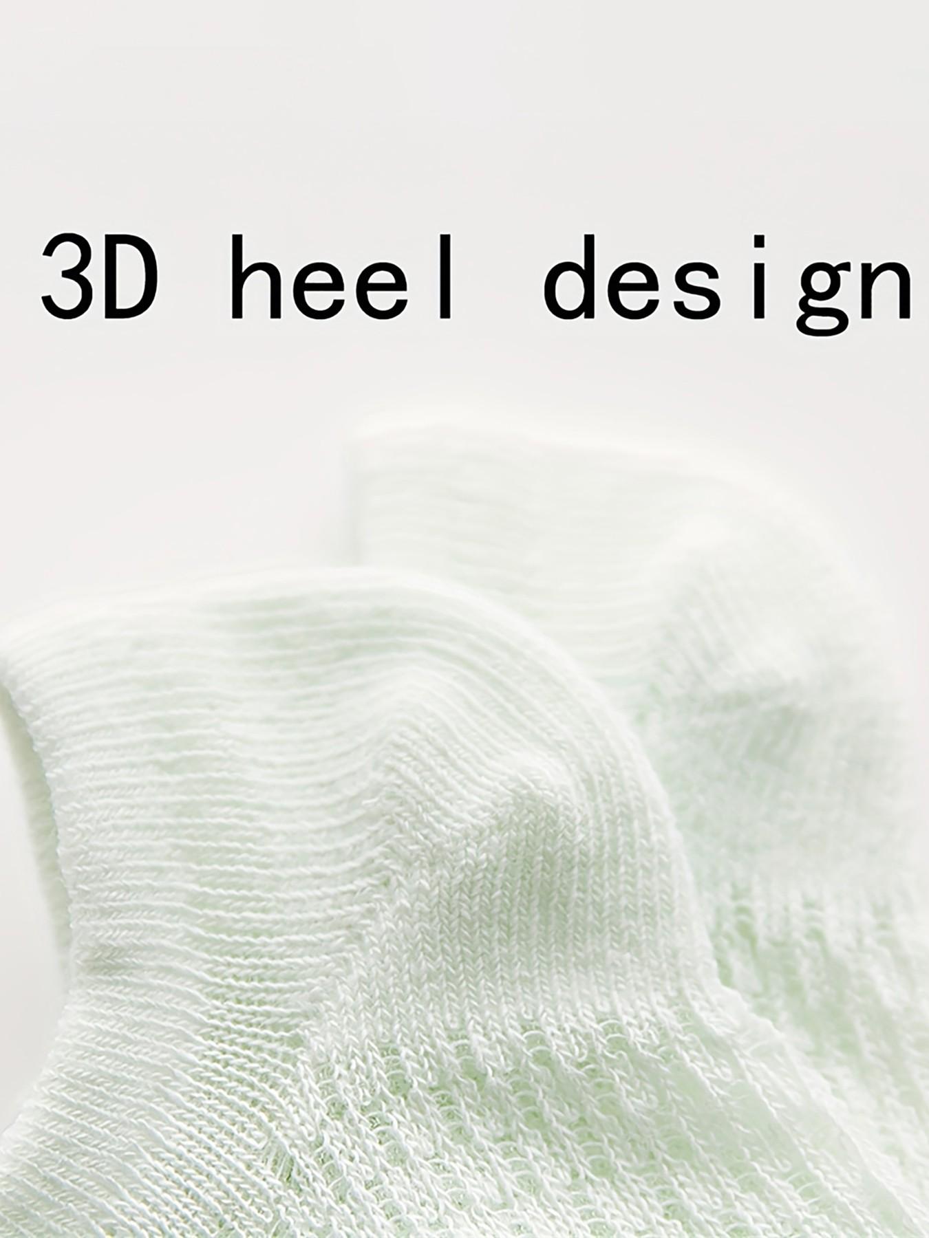 5 Pairs of Kids Mesh Breathable Fashion Boat Socks, Comfortable Cute Style for Spring & Summer Outdoor Wear