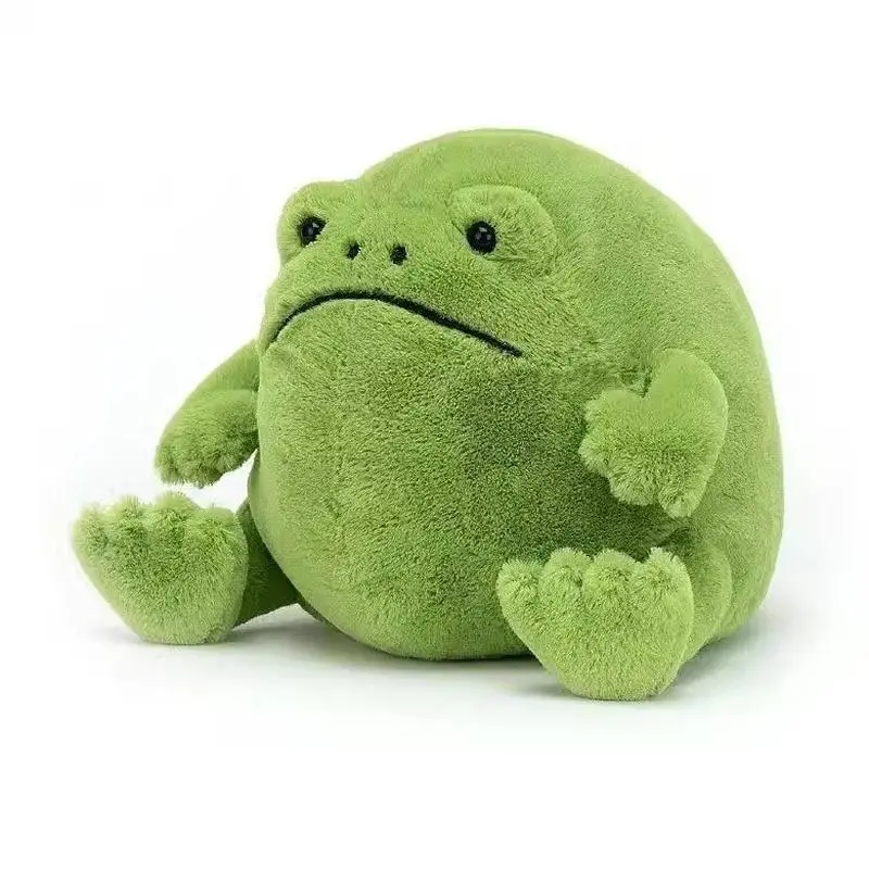 New Ricky Rain Frog Plush Toy - Cartoon Stuffed Animal Doll Cute Emotional Support Frog Toy For Stress Relief & Gift