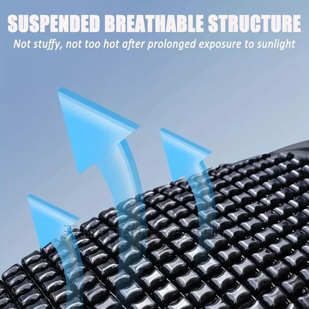 Universal Gel Cushion for Motorcycles, E-Bikes & Scooters, One Pad Fits All Bikes, Quick Install, Instant Comfort