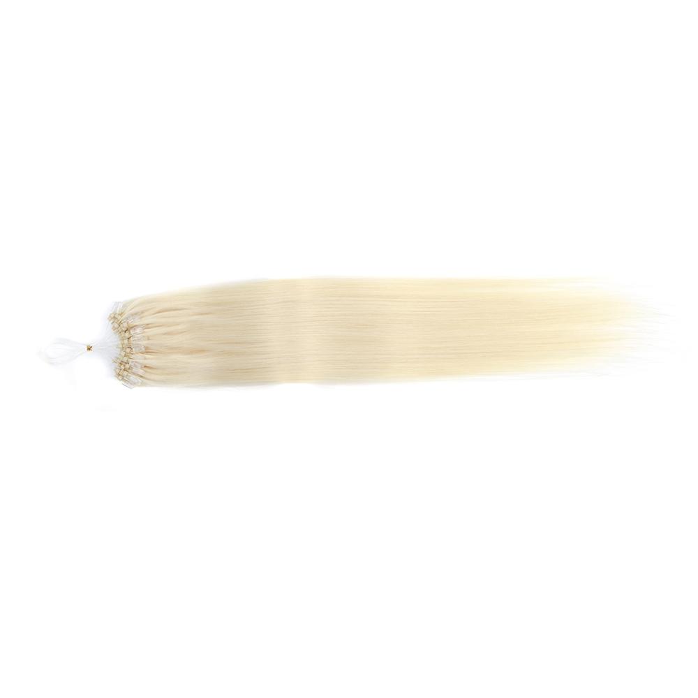 30g  99J  Microloop Beads Hair Extensions In Nano Ring Links Human Hair, 9 Colors Natural Straight Hair for Women, 30.48-60.96 cm, Add Volume&Length, Blonde Brown Black European Hair, 50 Strands/pack Micro Beads Link Hair Extension