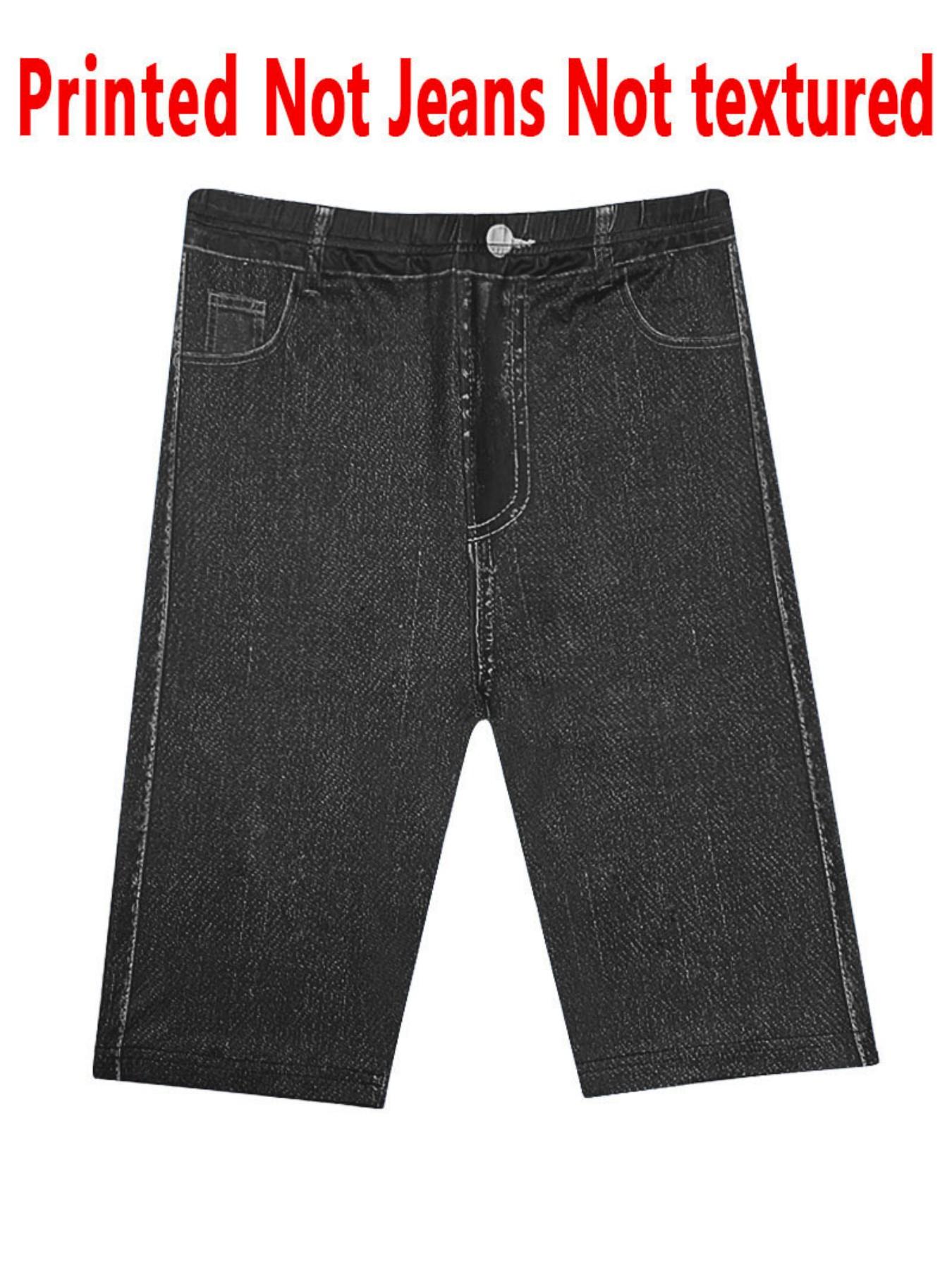 Women's Printed Skinny Leggings, Non-Denim Fabric, Tight-Fitting Design, All-Season Wear, Fashionable Bottoms for Daily Use