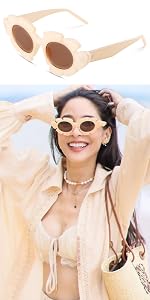 COASION Wrap Around Sunglasses for Women Trendy Rimless Futuristic Shades Y2k Shield Flat Top Fashion Eyeglasses