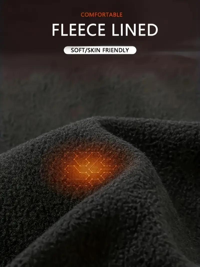 2-Pack Men’s Thermal Base Layer Set – Compression Garment, Fleece-Lined Compression Top & Pants with “Bull Head” Print, Warm Stretch Gear for Cold-Weather Running, Skiing, Hiking & Winter Outdoor Training