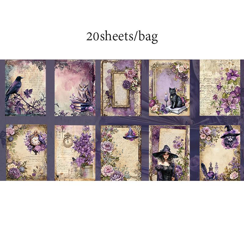 Magic World Series Material Paper Set, 6 Pieces, Ideal for Crafting and DIY Projects, High-Quality Craft Supplies, Perfect for Creativity Enthusiasts