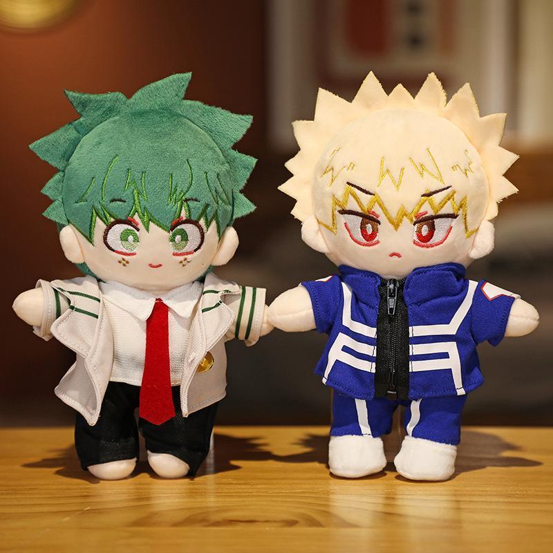 Anime My Hero Academia Plush Toys Cartoon Stuffed Midoriya Izuku Bakugou Katsuki Todoroki Shoto Dolls Kids Gifts Birth