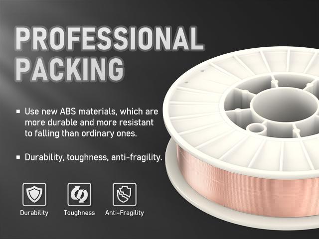 YESWELDER ER70S-6 Carbon Steel MIG Welding Wire | 10LB Spool .030"/.035" Diameter Solid Gas MIG Wire for All Postion Welding