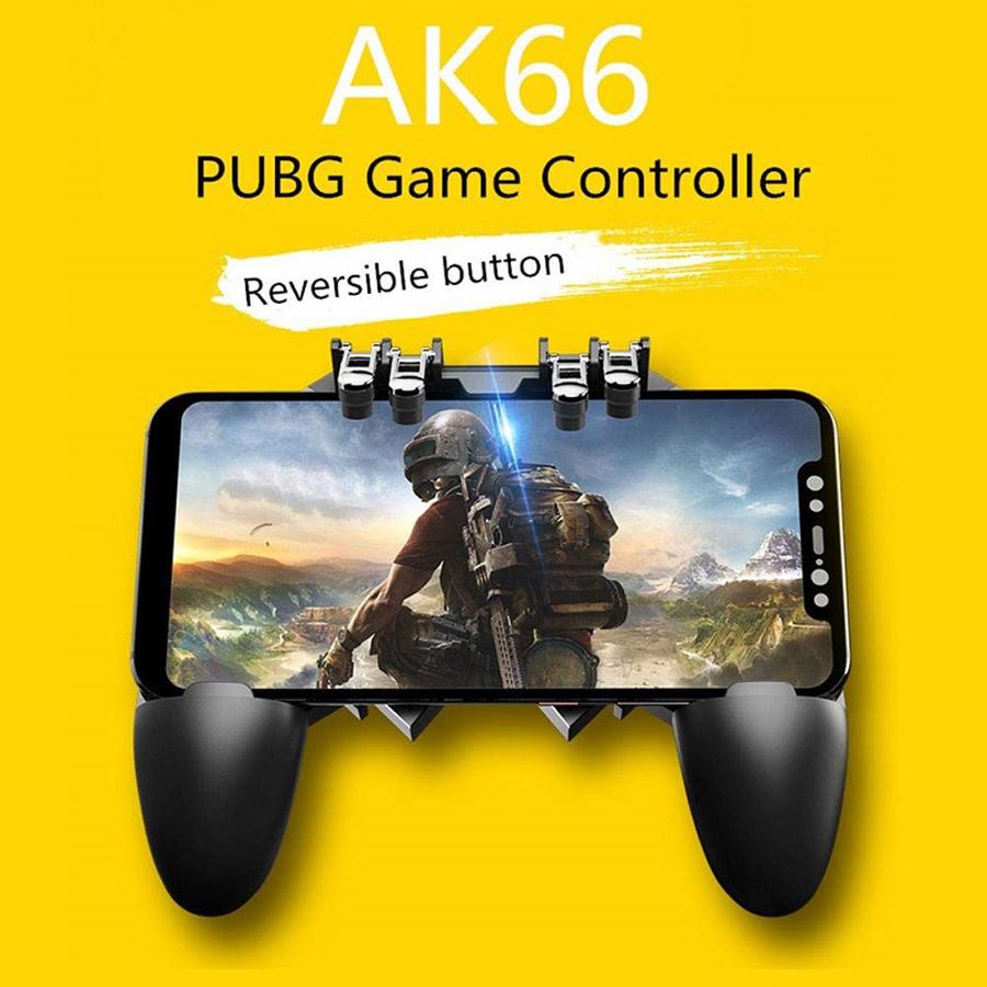 double wireless controller game machine Trigger Free Fire PUBG Controller for Cell Phone Gamepad Joystick Control Mobile Game Pad Pugb Smartphone Command